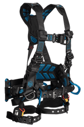 FallTech 8048 Carbon FT-One™ 6D Tower Climber Full Body Harness, Tongue Buckle Leg Adjustments