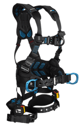 FallTech 8127BFD FT-One 4D Construction Climbing Full Body Harness, Tongue Buckle Leg Adjustments