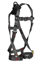 FallTech 8141 FT-Iron 1D Standard Non-Belted Full Body Harness, Quick Connect Buckle Leg Adjustment (each)