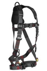 FallTech 8142QC FT-Iron 3D Standard Non-belted Full Body Harness, Quick Connect Buckle Leg Adjustment