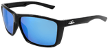 Global Glove & Safety BH3359PFT Lionfish Blue Mirror Performance Fog Technology Polarized Lens, Shiny Black Frame