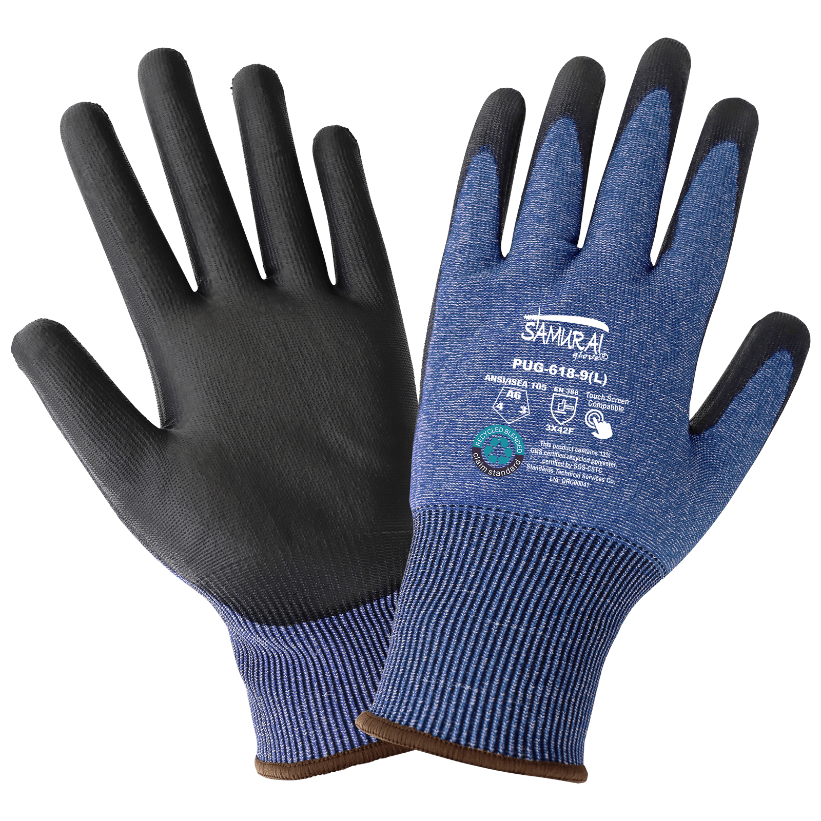 Global Glove Safety PUG-618 Samurai Tuffalene® UHMWPE, Touch Screen,