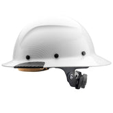 Lift Safety DAX White Carbon Full Brim Hard Hat, Type 1, Class G