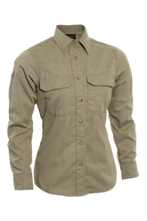 National Safety Apparel Drifire Tecgen Womens FR Work Shirt, 8 cal/cm²