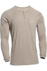 National Safety Apparel Drifire Helix FR Long Sleeve Henley, 12 cal/cm²