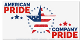 SG World American Pride Company Pride Banner for Workplace