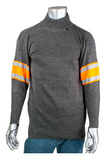 PIP P145SP-3CM-HV2-TL Kut Gard ATA PreventWear Cut Resistant Pullover with Hi-Vis / Reflective Taped Sleeves and Thumb Loops