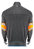 PIP P145SP-3CM-HV2-TL Kut Gard ATA PreventWear Cut Resistant Pullover with Hi-Vis / Reflective Taped Sleeves and Thumb Loops