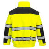 Portwest UC466 Hi Vis 3-in-1 Contrast Winter Bomber Jacket