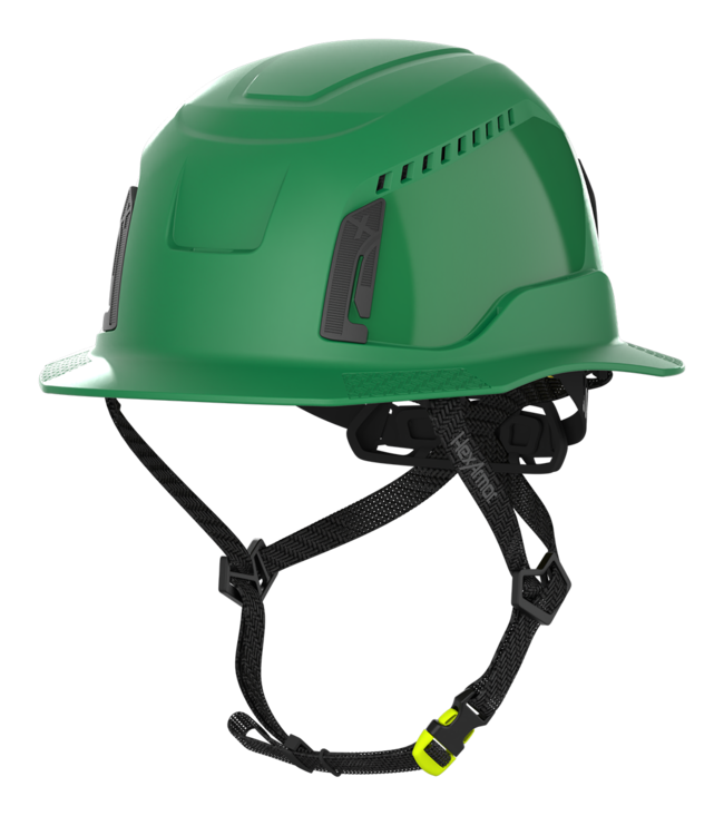HexArmor Ceros XT400, Full Brim Safety Helmet, Type 2, Vented