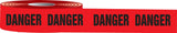 Accuform Plastic Barricade Tape, Danger
