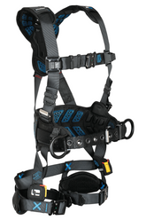 FallTech 8123BQC FT-One™ 3D Construction Belted Full Body Harness, Quick Connect Adjustments