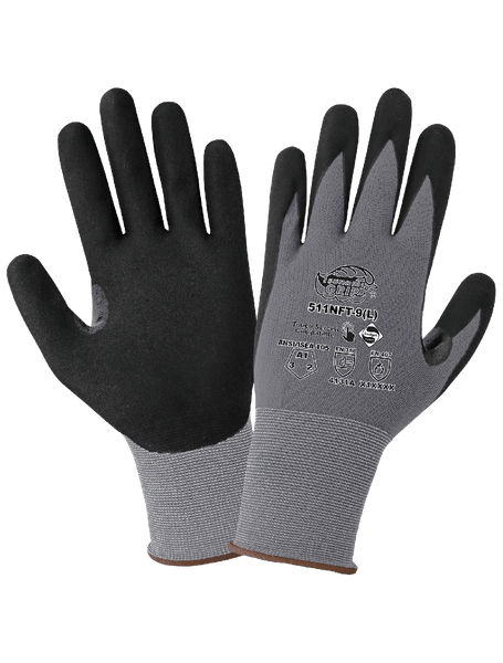 Tsunami Grip® Light Mach Finish Nitrile-Coated Gloves with Cut