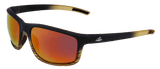 Global Glove & Safety BH27710PFT Pompano™ Red Mirror Performance Fog Technology Polarized Lens, Tortoise/Black Frame