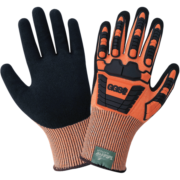 SAFEGEAR Impact-Reducing Mechanics Gloves Large, 1 Pair - EN388