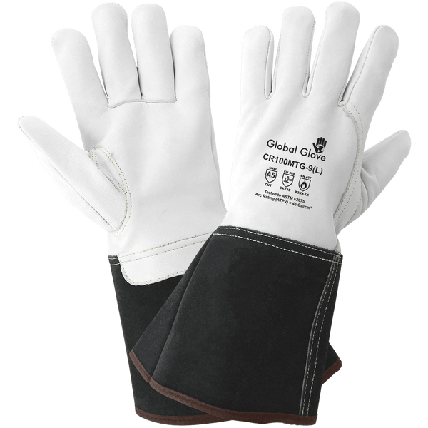 Global Glove & Safety CR100MTG Cut and Flame Resistant Premium Grain G