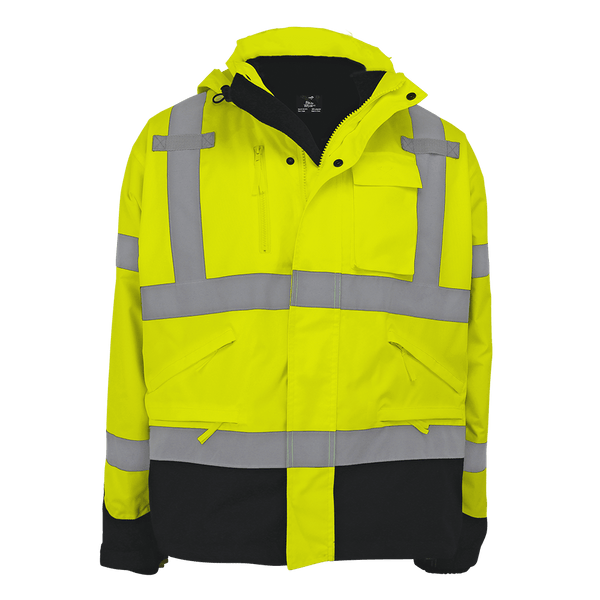 Global Glove & Safety GLOP3 FrogWear High Vis ThreeinOne Winter Par