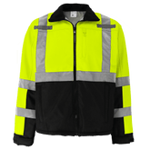 Global Glove & Safety GLO-SJ1 FrogWear® HV Premium Fleece Lined Softshell Jacket