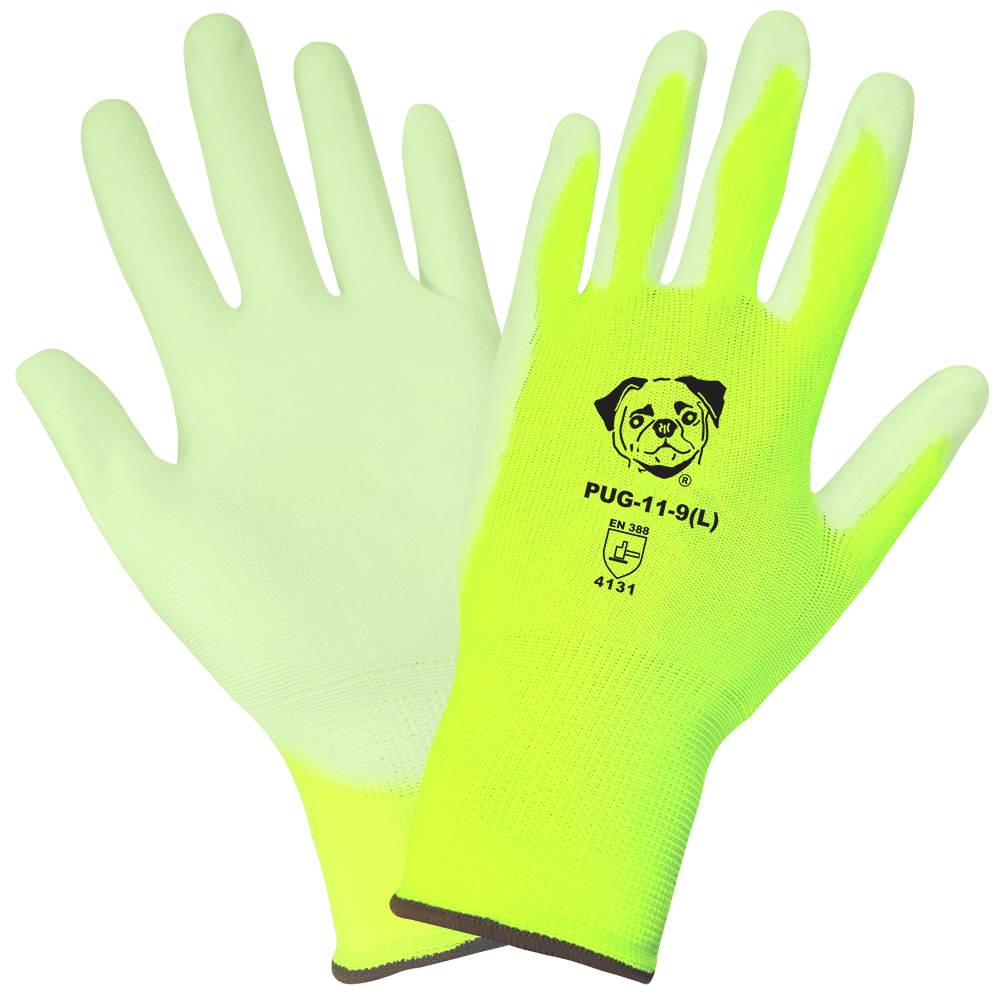 Global Glove Safety PUG-11 PUG® High Visibility Polyurethane Coated
