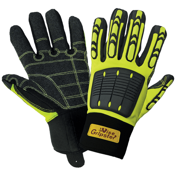 Global Glove & Safety CIA318INT Vise Gripster Water Repellent, Foam Rubber  Dip, Impact, Insulated, Cut A5