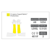 HexArmor AG8TW, 8” Needle Resistant Arm Guard, Cut A8