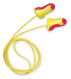 Honeywell Laser Lite Disposable Earplugs, Foam, Magenta/Yellow, Corded (box of 100)