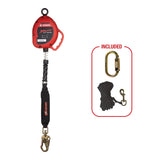 KStrong UFS310025L BRUTE 25 ft Cable SRL-LE with snap hook, Includes installation carabiner and tagline (each)