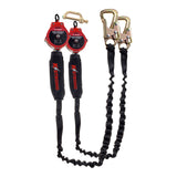 KStrong UFS359002D Dual 9 ft Micron SRL Assembly with Tie-Back Hooks, Harness Connector Included