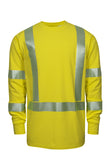 National Safety Apparel Drifire Performance FR Hi Vis Long Sleeve T-Shirt, Class 3, 11 cal/cm²