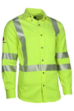 National Safety Apparel Drifire FR Hi Vis Work Shirt, Class 3, 8.9 cal/cm²