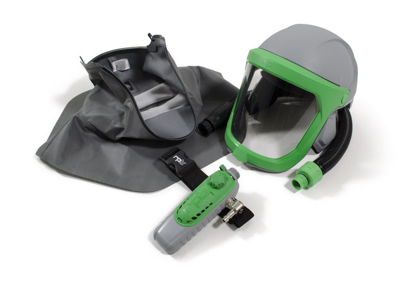 breathing tube motorcycle helmet RPB Z-Link Respirator, Safety Lens, Zytec FR Shoulder Cape, Breathing Tube, Climate Control (each)