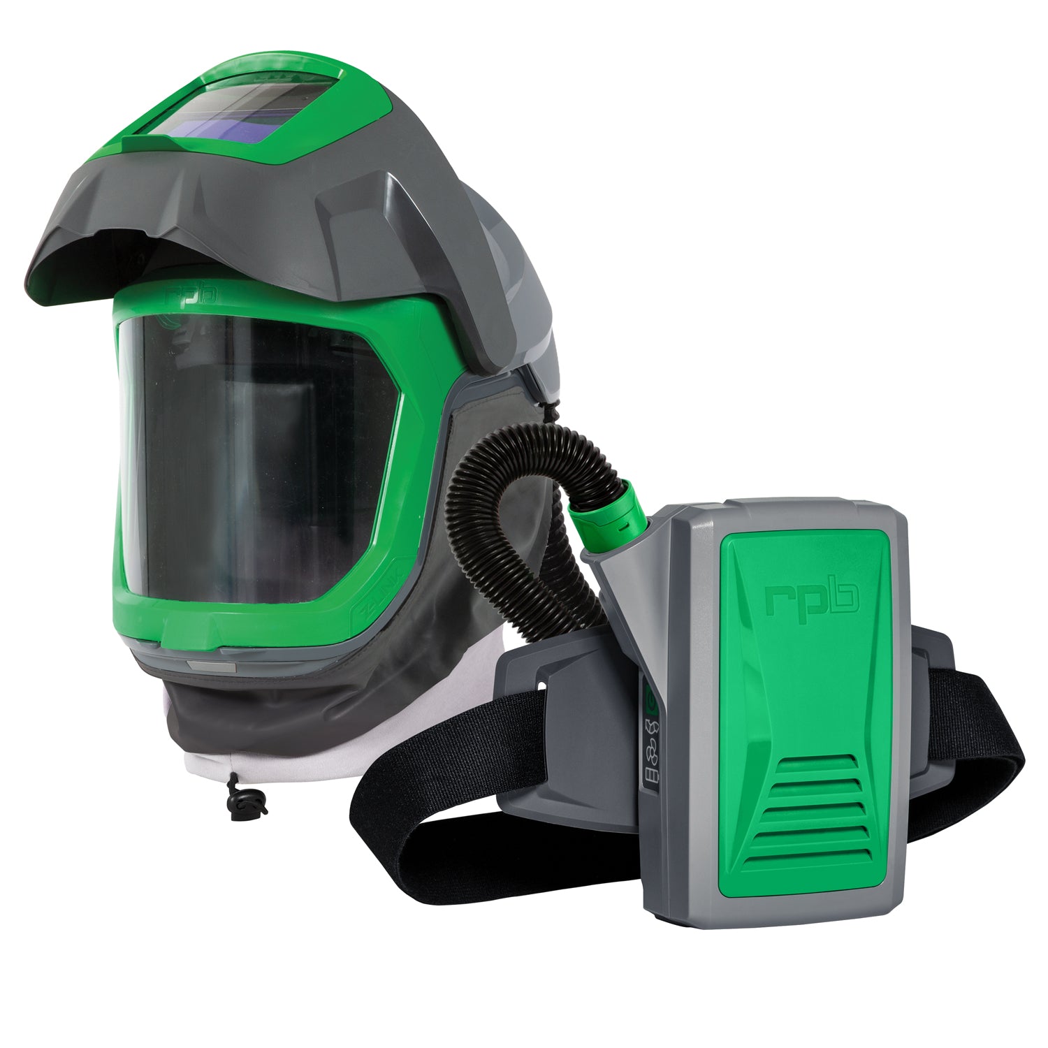 RPB Z-Link + Respirator, Safety Lens, Face Seal Zytec FR, Weld Visor
