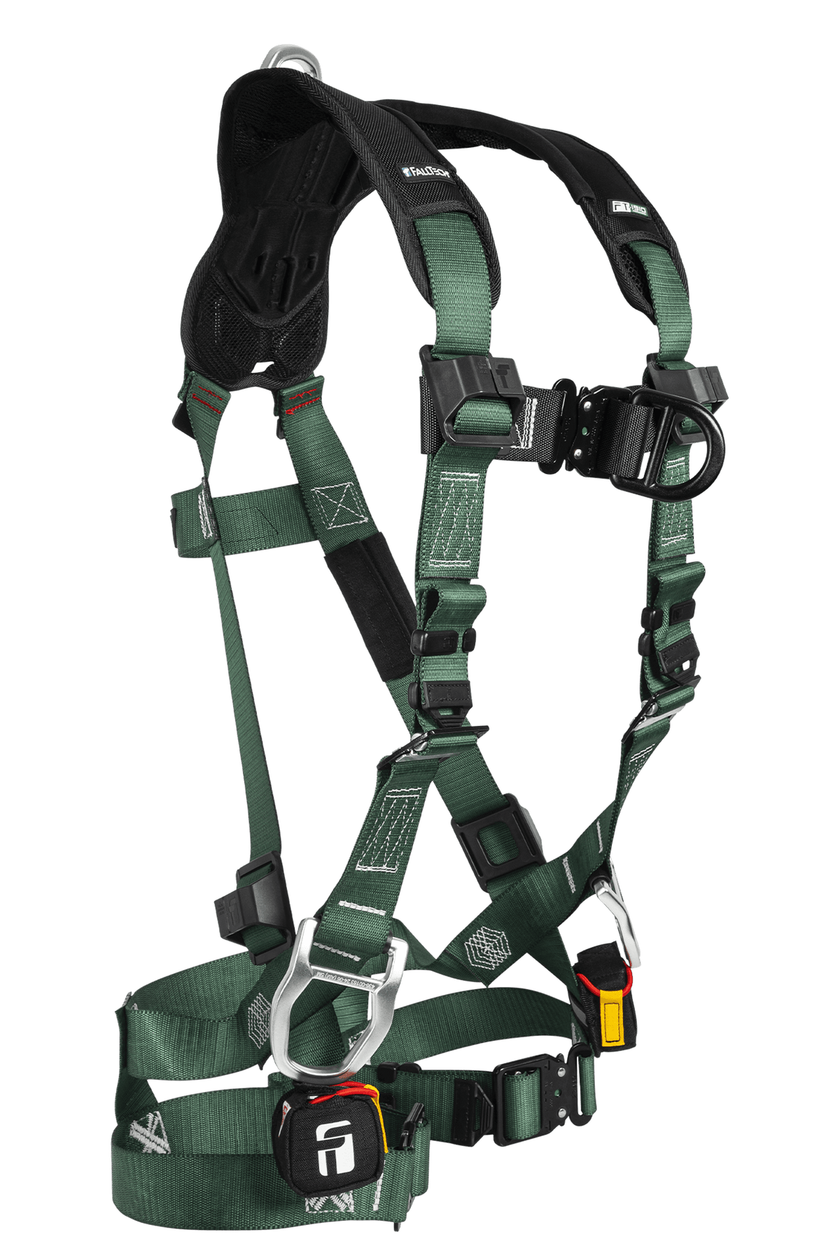 FallTech FT-1910 4D Climbing Non-Belted Full Body Harness, Quick-Connect Leg Adjustment