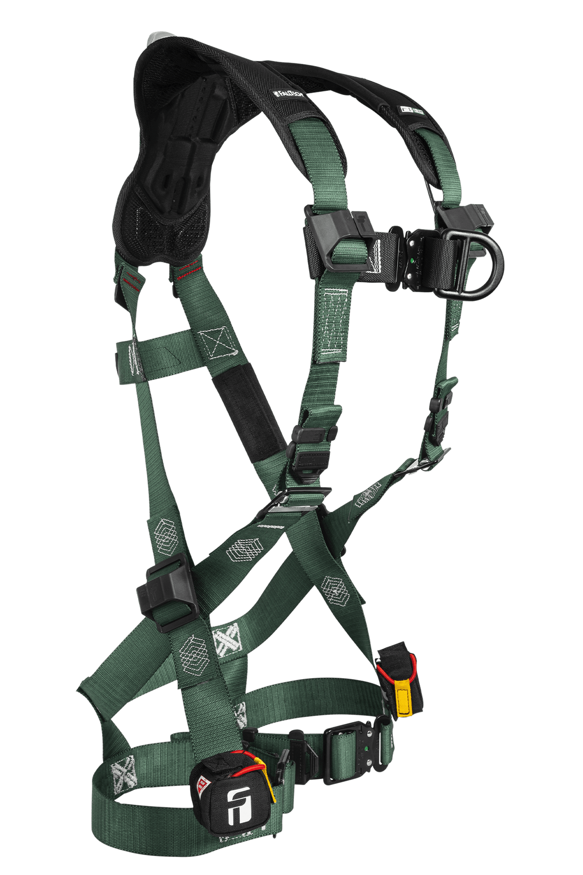 FallTech FT-1910 2D Climbing Non-Belted Full Body Harness, Quick-Connect Leg Adjustment