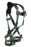 FallTech FT-1910 2D Climbing Non-Belted Full Body Harness, Quick-Connect Leg Adjustment