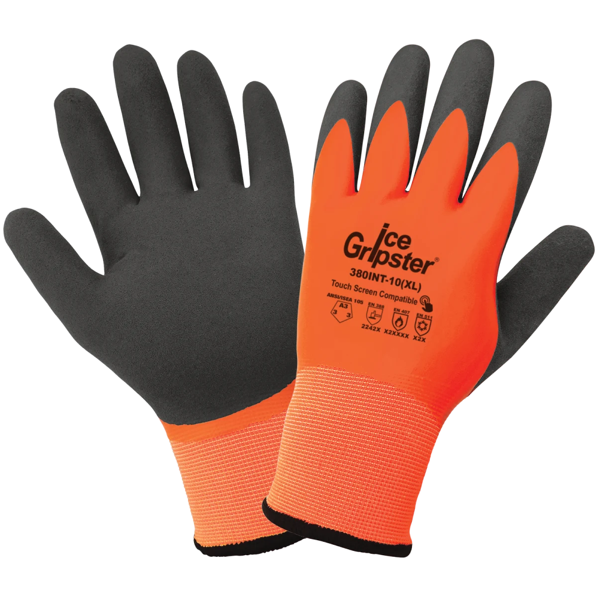 GGS 380INT Ice Gripster, 13-Gauge, Double Dipped, Foam Rubber Palm, Cut A3