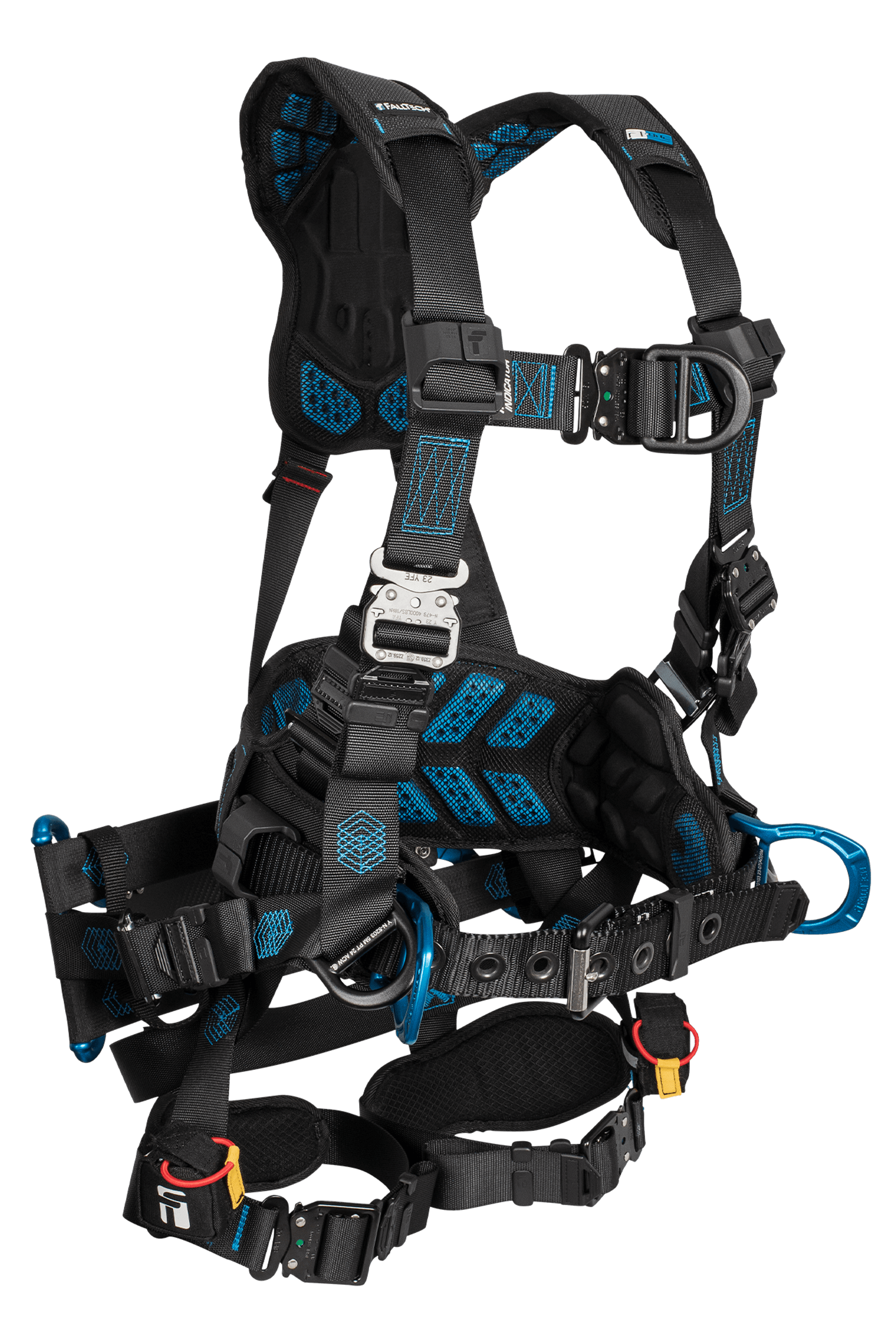 FallTech 8048QC Carbon FT-One™ 6D Tower Climber Full Body Harness, Qui ...