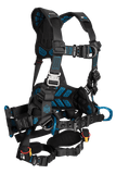 FallTech 8048QC Carbon FT-One™ 6D Tower Climber Full Body Harness, Quick-Connect Leg Adjustments