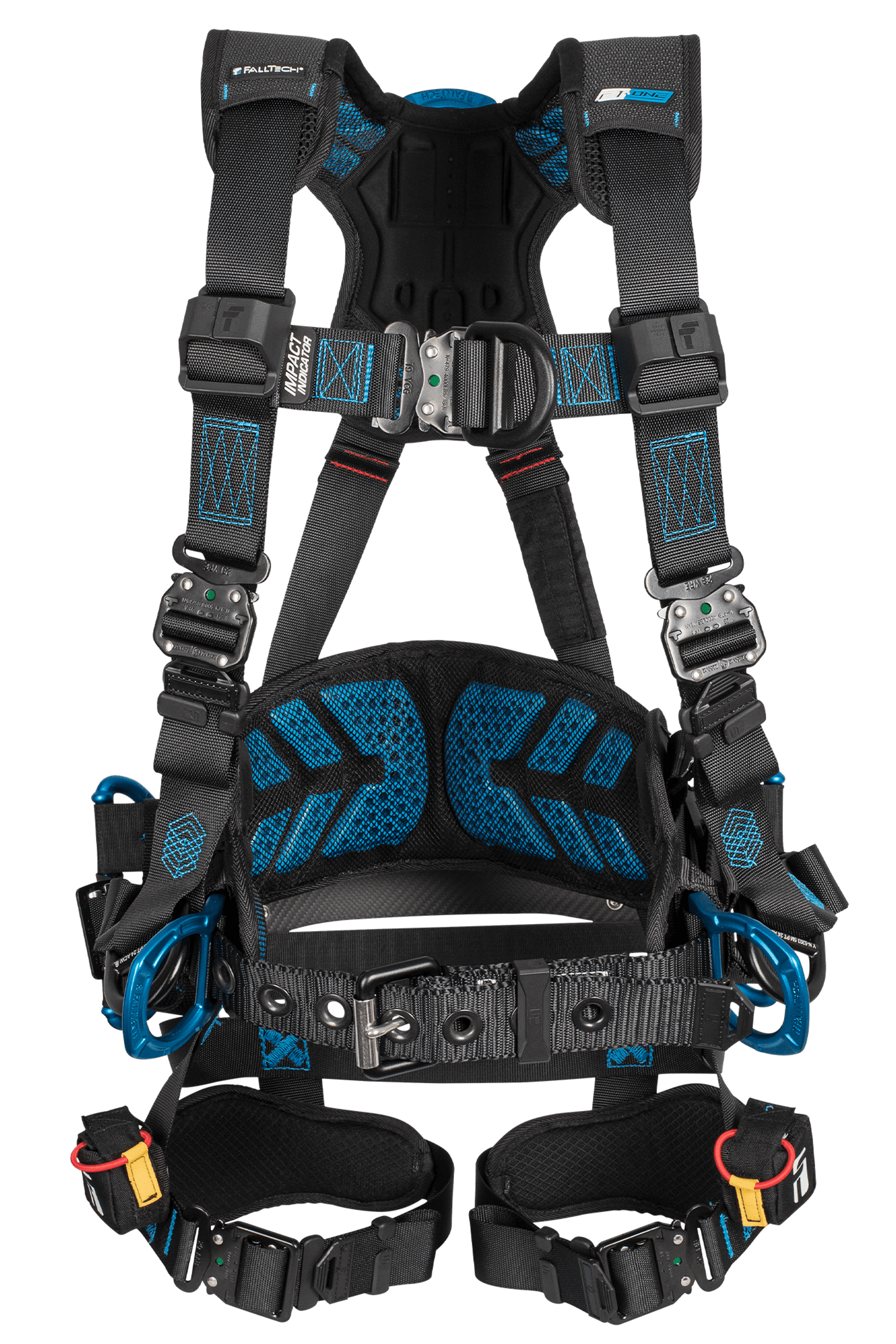 FallTech 8048QC Carbon FT-One™ 6D Tower Climber Full Body Harness, Qui ...