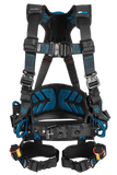 FallTech 8048QC Carbon FT-One™ 6D Tower Climber Full Body Harness, Quick-Connect Leg Adjustments