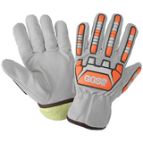 Global Glove & Safety CIA7000INT Insulated, Goatskin Leather, Impact 2, Cut A6