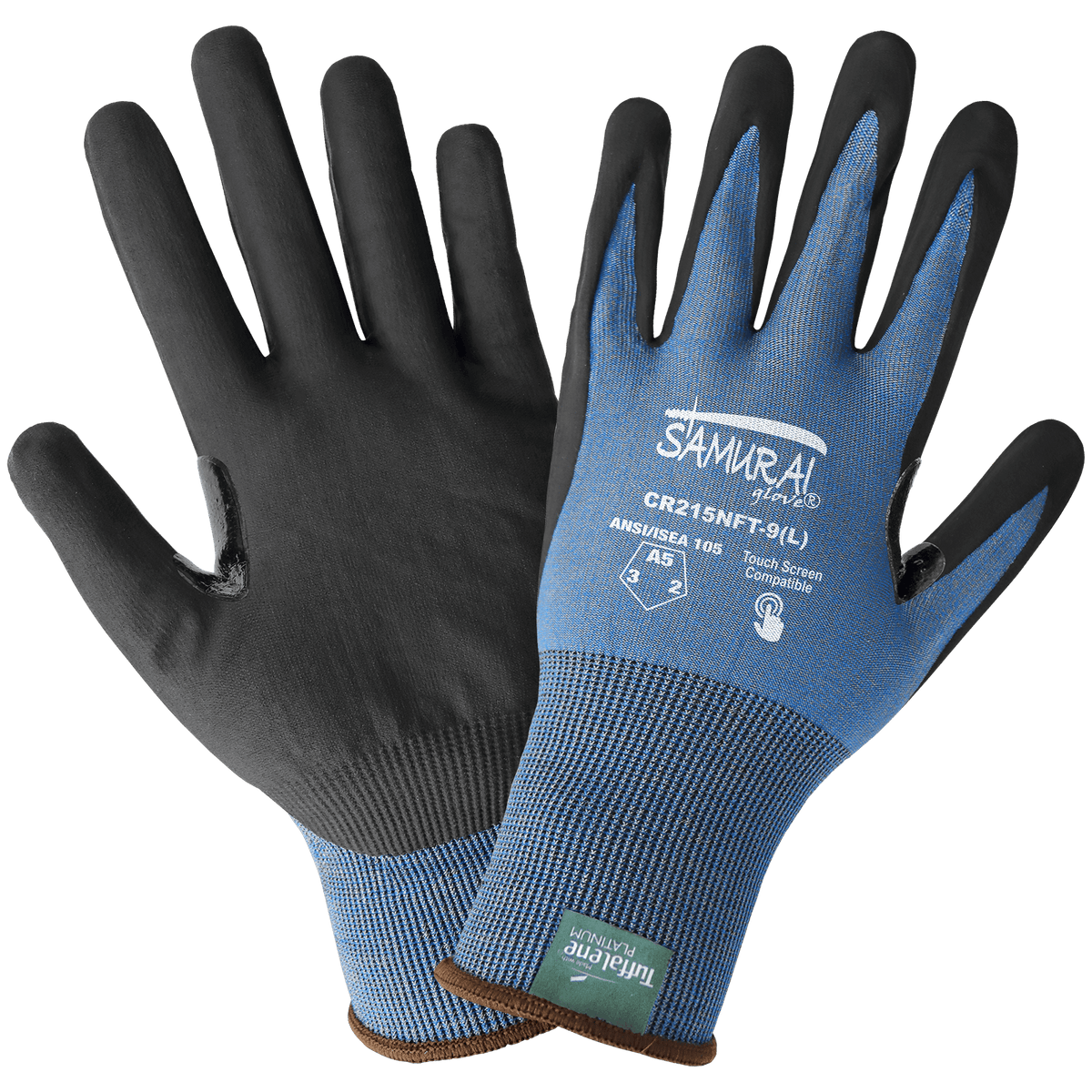 Global Glove & Safety CR215NFT Samurai, 21 Guage, Foam Nitrile Palm, Cut A5