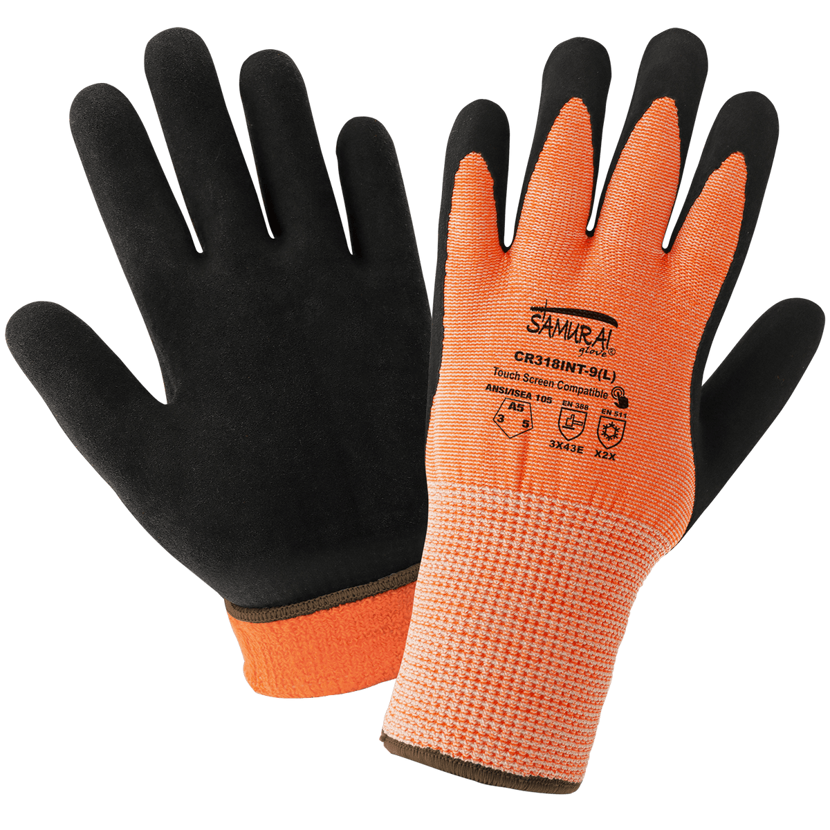 Global Glove & Safety CR318INT 13-Gauge, Water Repellent, Low Temp, Foam Rubber Palm, Cut A5