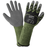 Global Glove & Safety CR6101 Samurai Flame Resistant, Silicone Coated Shell, Dotted Palm, Cut A5