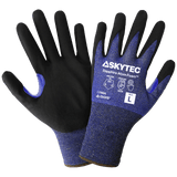 GGS CR924, Sapphire Atom Foam Exceptional 24-Gauge Tuffalene UHMWPE Touch Screen Gloves, Cut A4