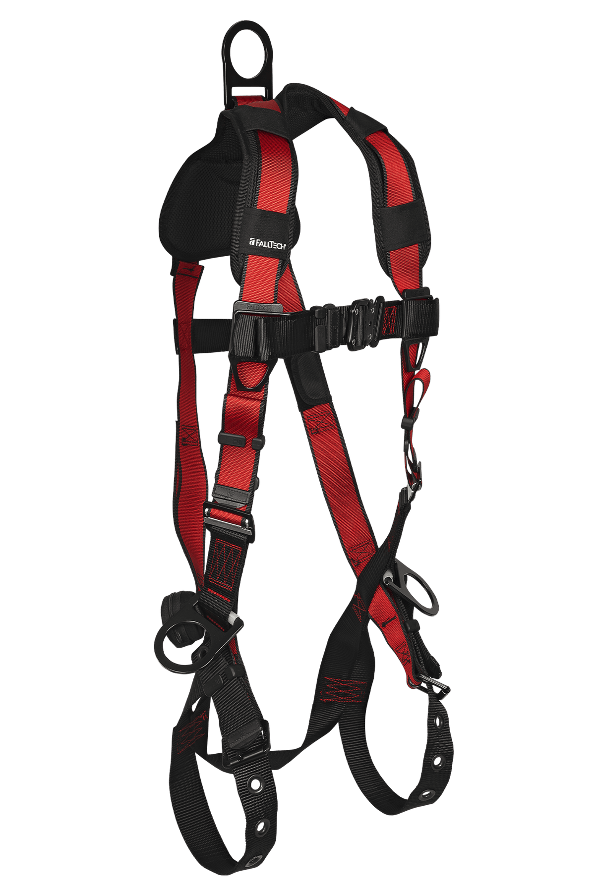 FallTech 7010C Tradesman Pro 3D Standard Non-belted Full Body Harness, Tongue Buckle Leg Adjustments