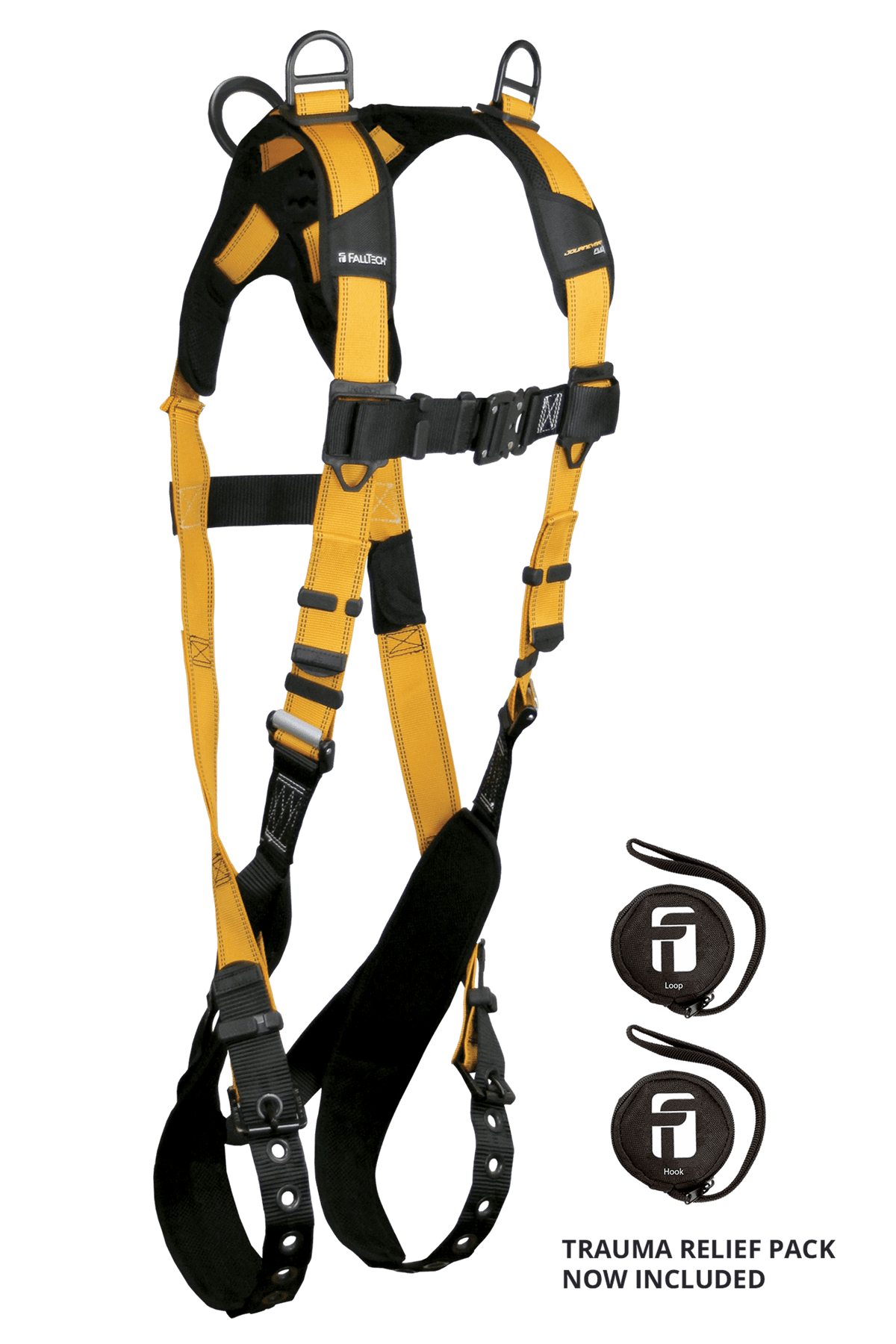 FallTech 7027B Journeyman Flex® Aluminum 3D Retrieval Non-belted Full Body Harness (each)