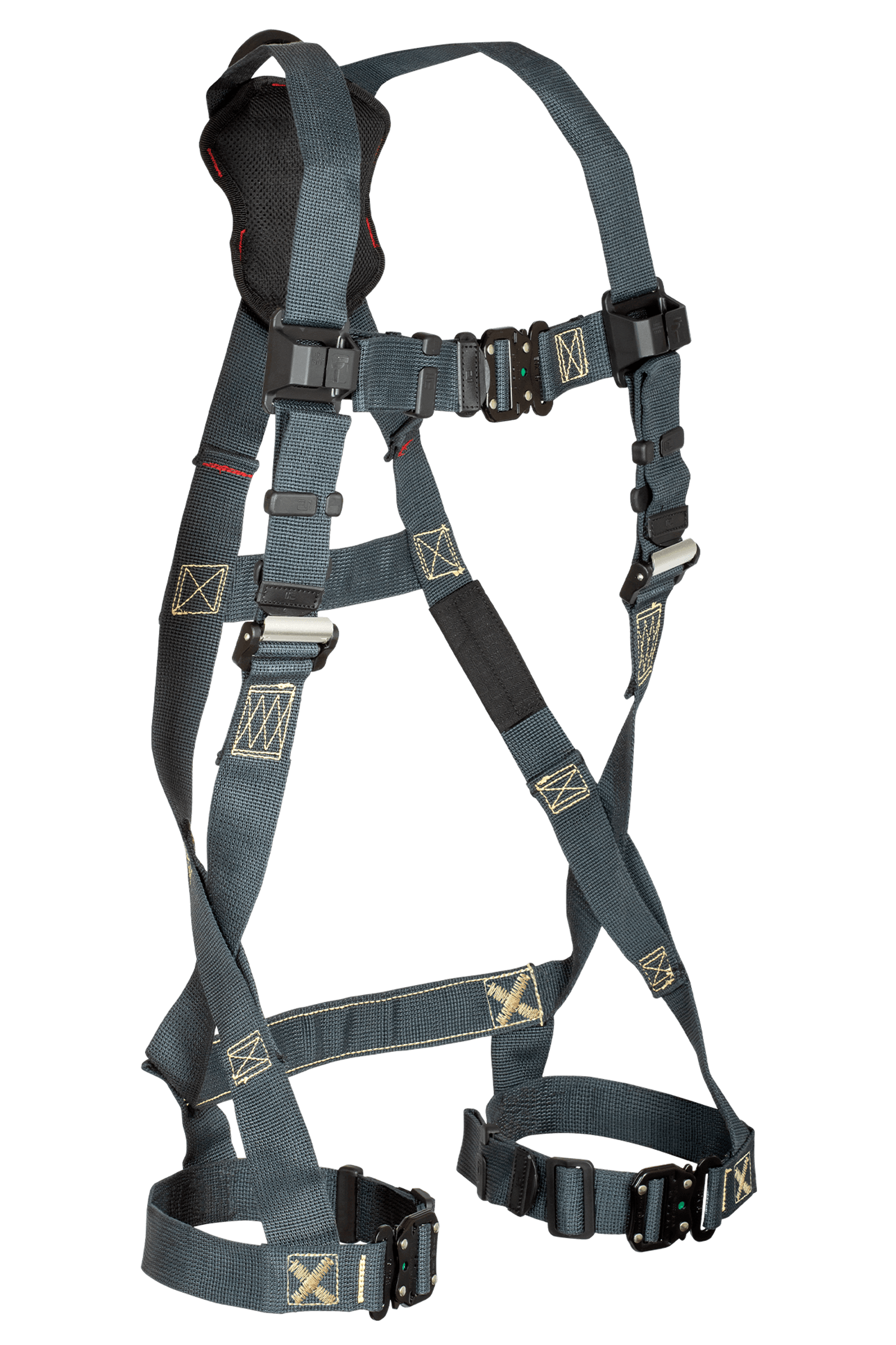 Falltech Logo FallTech Full Body Harness With Shock Absorbing Lanyard
