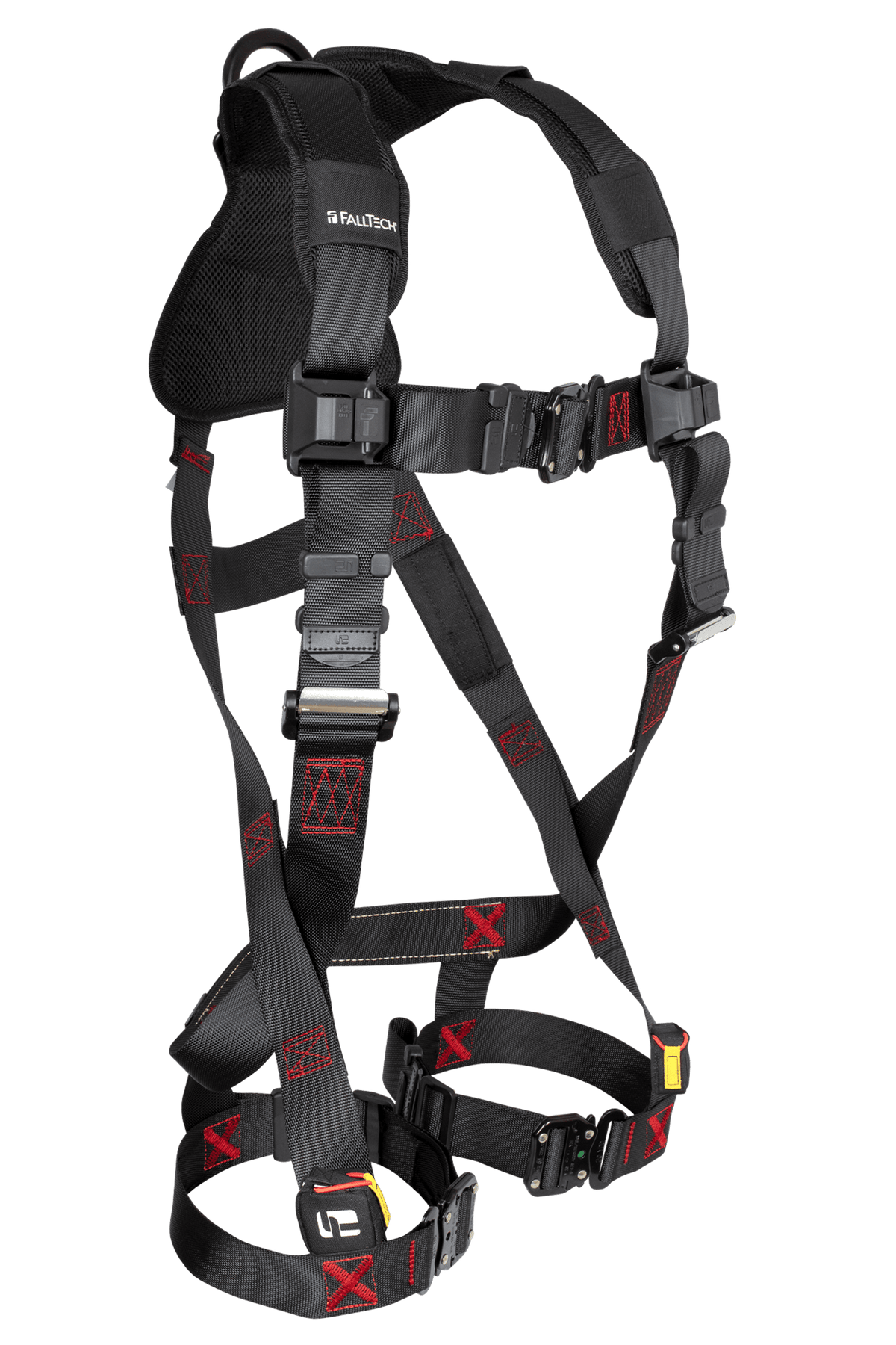 FallTech 8141B FT-Iron 1D Standard Non-Belted Full Body Harness, Quick Connect Buckle Leg Adjustment (each)