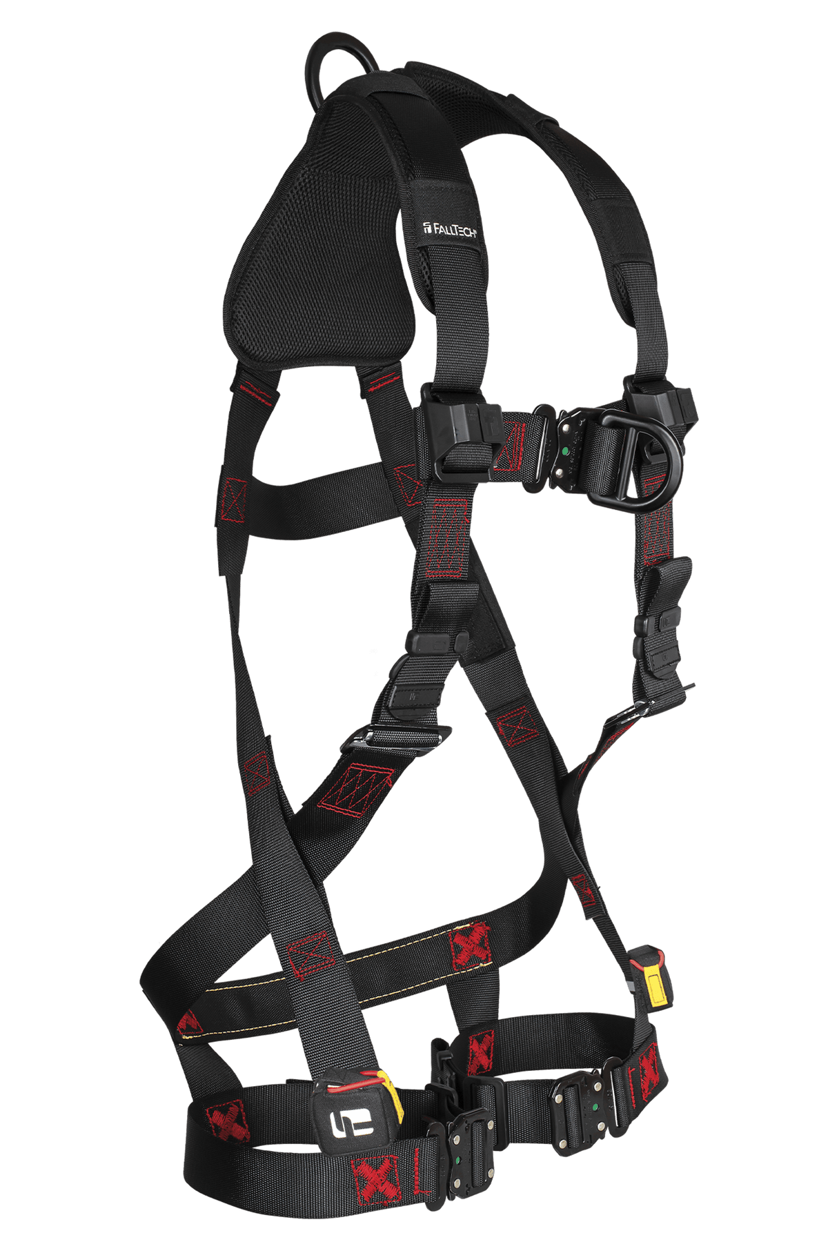 FallTech 8141FD FT-Iron 2D Climbing Non-Belted Full Body Harness, Quick Connect Adjustments